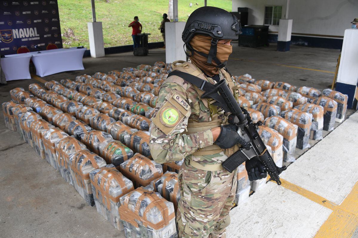 Otro año  los estamentos de seguridad de Panamá  rompen  récord en incautación drogas