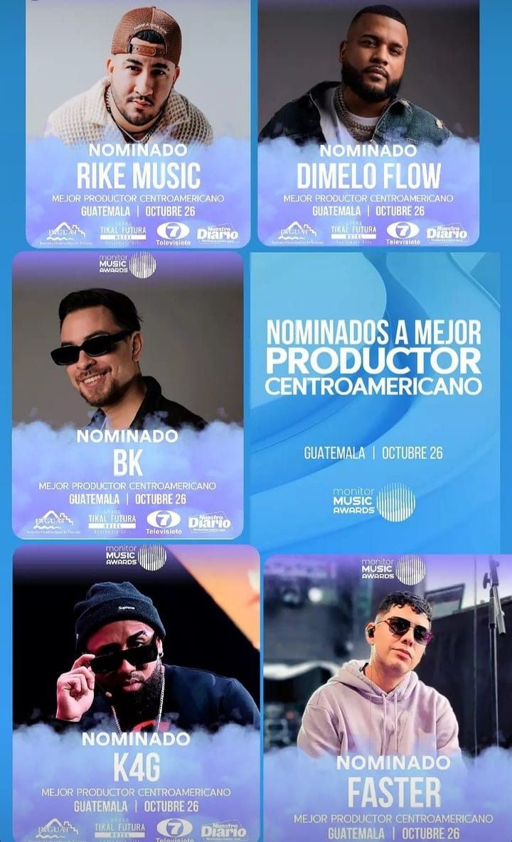 Panamanian Music Producer Faster Receives Direct Nomination for Monitor Music Awards
