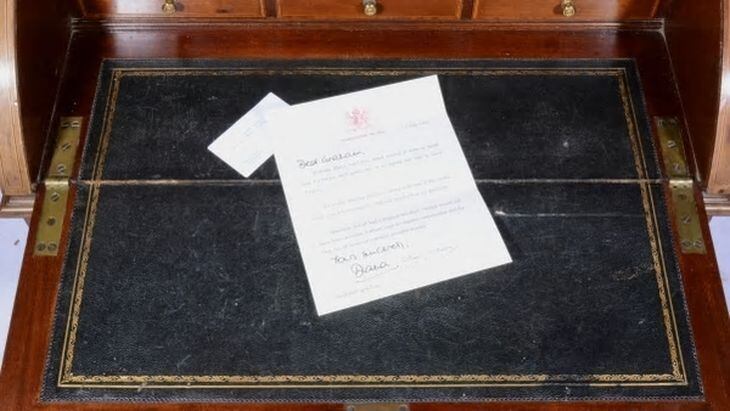 La carta de disculpas que Lady Di le envió a su guardaespaldas antes de morir