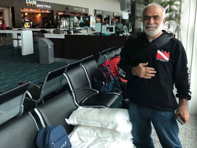 Un hombre vivió en un aeropuerto de Ecuador por más de 40 días