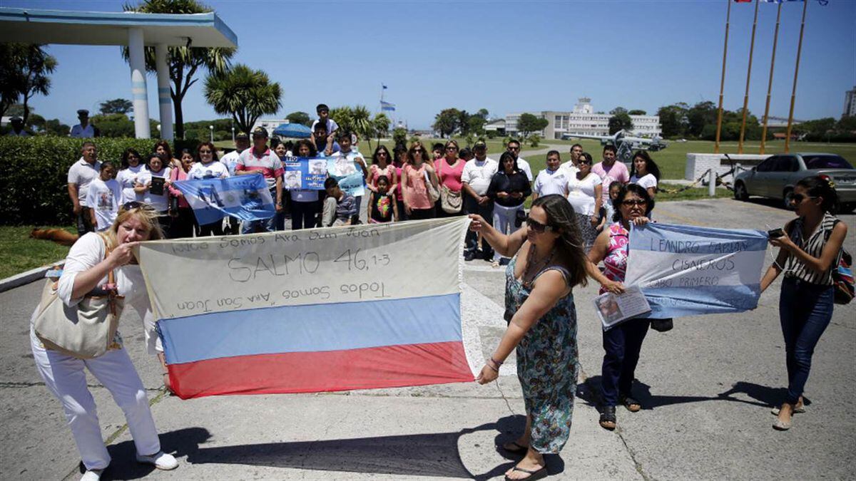 Hermana de un submarinista del ARA San Juan lleva 37 días en ayuno 