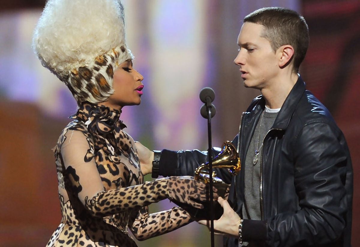 La rapera Nicky Minaj confirmó que tiene un romance con Eminem