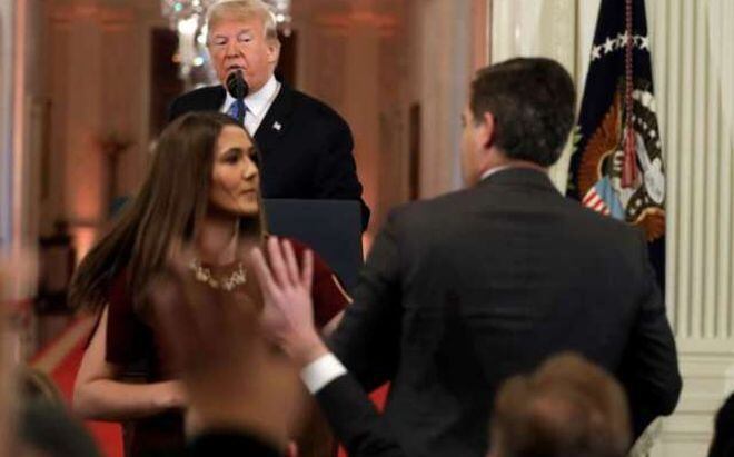 La fuerte pelea de Donald Trump con un periodista de la CNN en la Casa Blanca