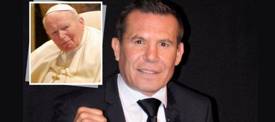 El expúgil Julio César Chávez se drogó en el baño del papa Juan Pablo II