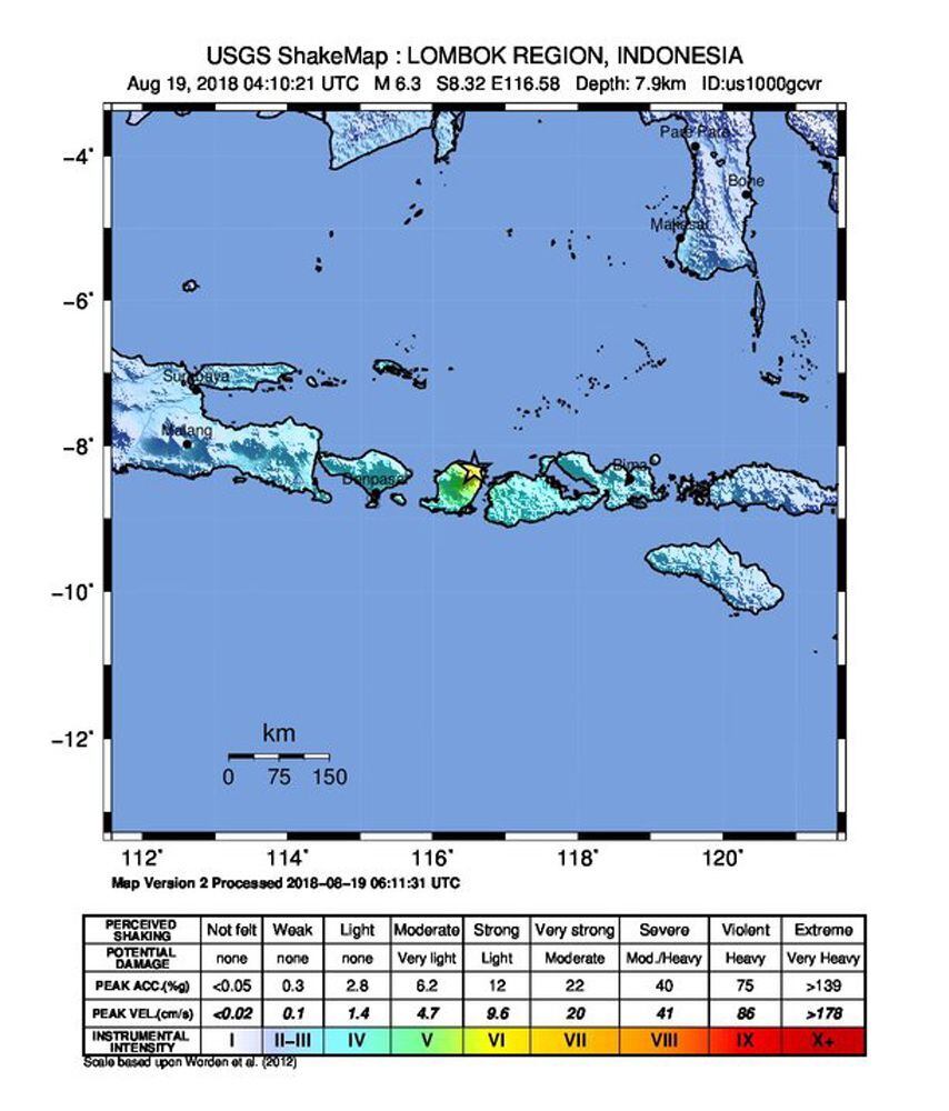 Dos nuevos sismos se registran en Indonesia