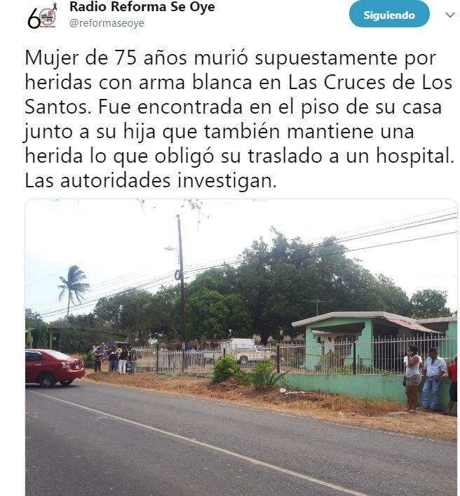 Tragedia. Mujer mata a su propia mamá. Se habla de que es una exrepresentante