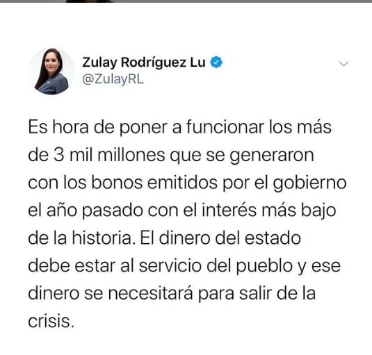 Coronavirus. Ministra de Salud le llama la atención a la diputada Zulay Rodríguez. Ella responde. Video
