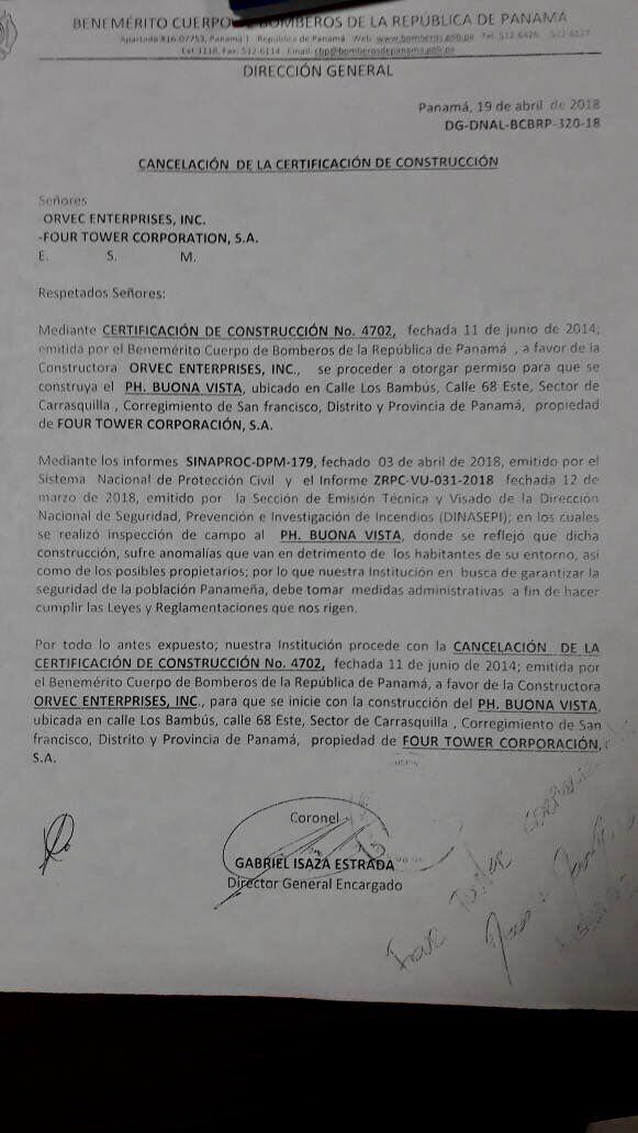 Cancelan permiso de construcción del polémico proyecto en Carrasquilla