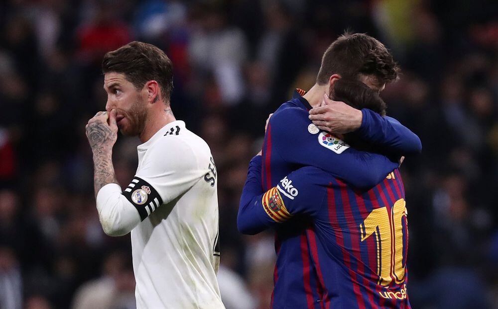 Sergio Ramos tira LaLiga y felicita al Barcelona