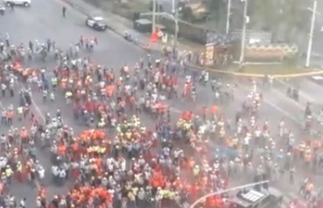 VIDEO| Trabajadores del Suntracs trancan calles en la capital. Conoce los puntos