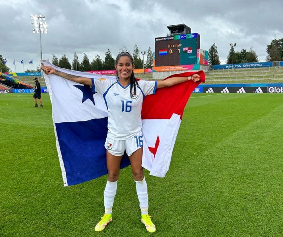 Una guerrera en la zaga de la primera selección femenina en Panamá que logra su clasificación a un Mundial