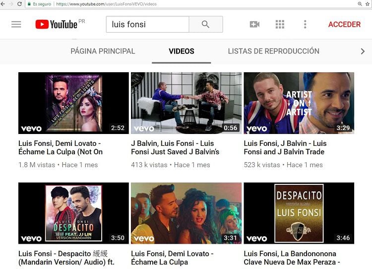 ¡Áyala vida!Hackean YouTube y hacen desaparecer a 'Despacito' y todas sus vistas