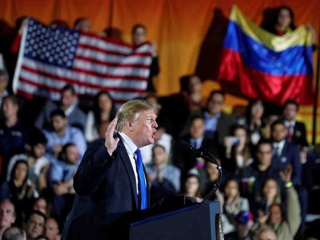 Trump califica a Maduro como una 'marioneta de Cuba'