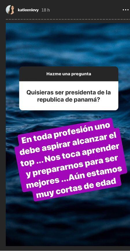 A Katleen Levy le gustan mayores.  Reveló lo que afectó su matrimonio